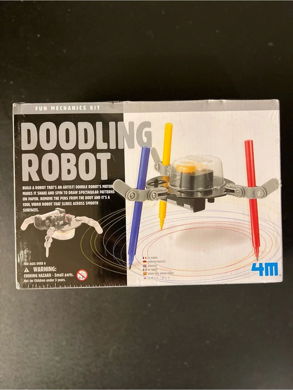 Doodling Robot 4M DIY Science Engineering Robotics Kit New Sealed